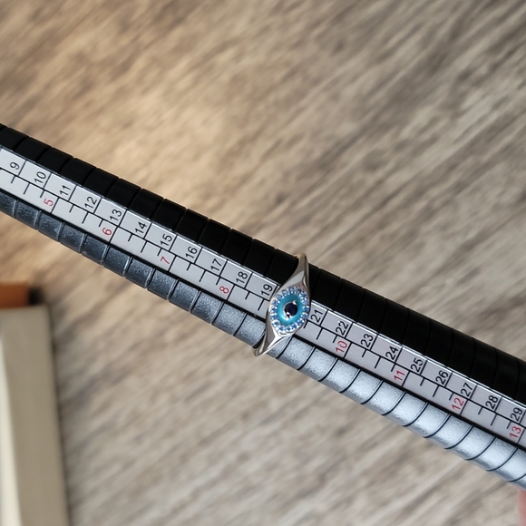 Evil Eye Ring in Sterling Silver - Picture 2 of 5